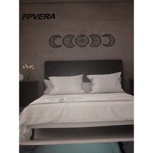 Moon Decoration Wall Decoration, Moon Appearance Wall Art Decoration Wall Black2